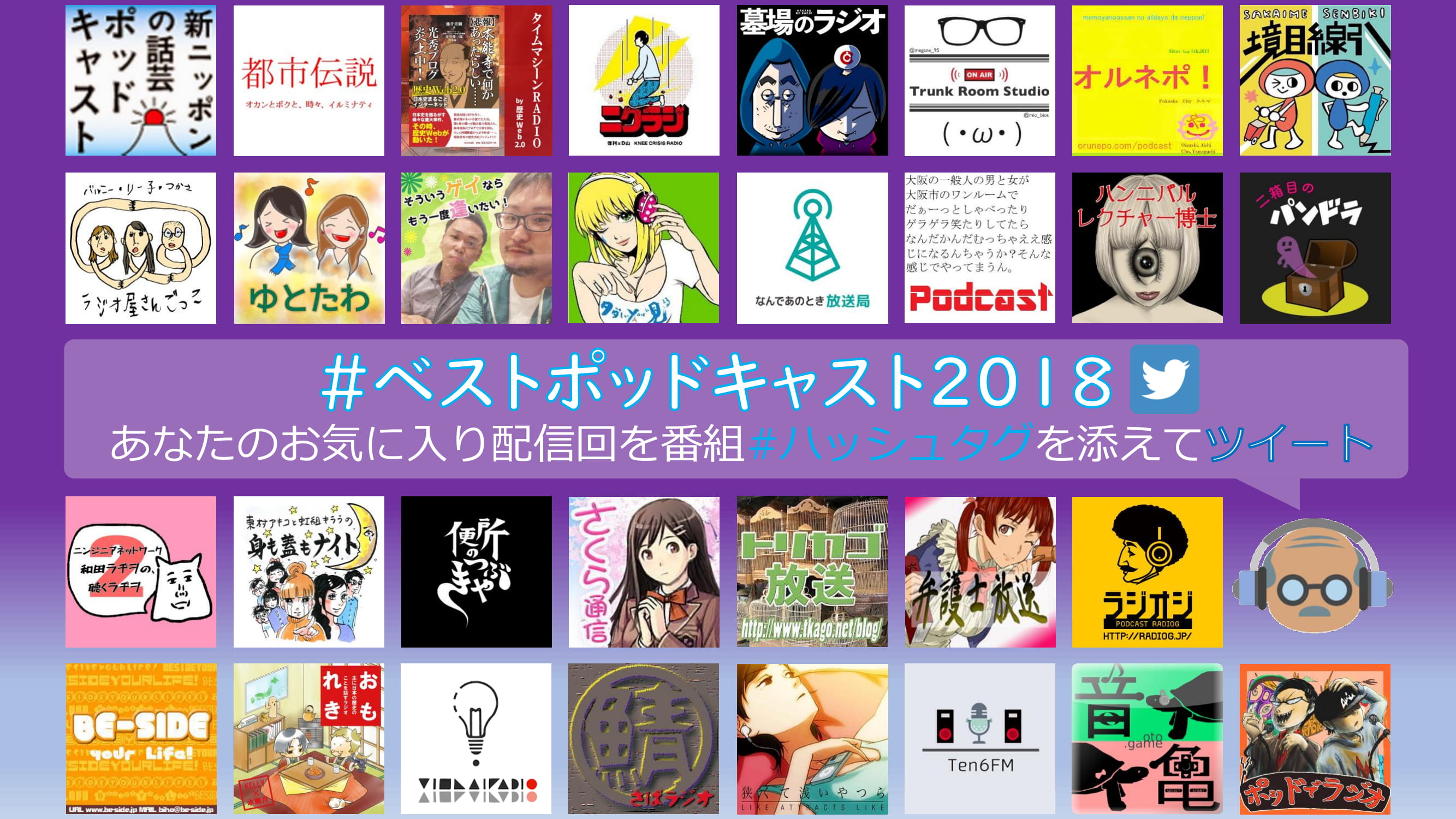 ベストポッドキャスト2018